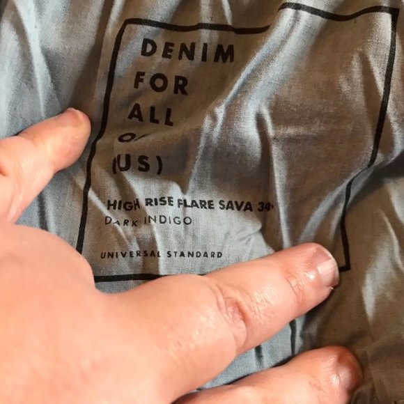 Universal Standard Sava High Rise Flare 34" Size 40W - Picture 3 of 4